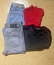 Kleidungspaket Damen Gr. XXS/34– 1 Pulli, 1 Langarmshirt, 2 Hosen – Top Zustand