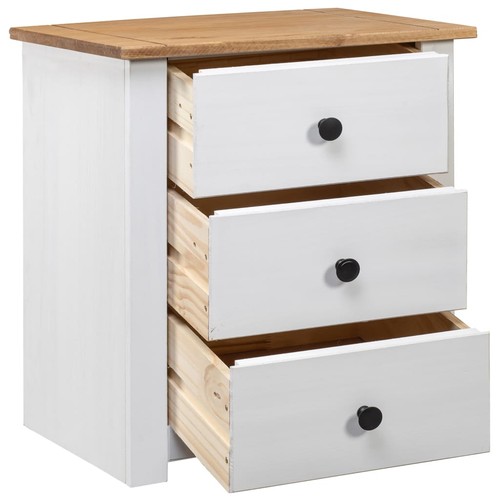 Nachttisch weiß 46x40x57 - nachttisch,
