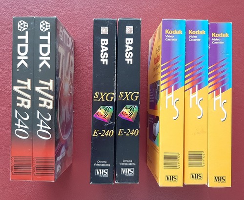 Stück vhs video kassetten - 7,
