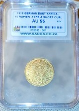 DEUTSCH-OSTAFRIKA 15 Rupien 1916 T (J 728a) - seltene koloniale Goldmünze VZ+ RR