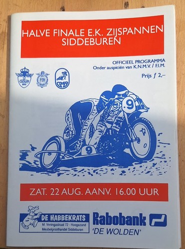 Speedway programm grasbahn - speedway,