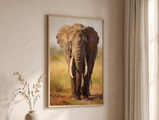 Elefant Wandbild Kunstdruck -