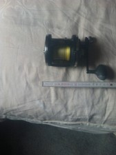 Angelrolle Abu Garcia Ambassadeur GT335 mit geflochtener Schnur