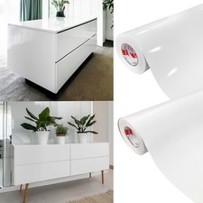 Klebefolie Möbel Tür Küche Selbstklebend Folie Tapete Plotter Weiß Matt Glanz