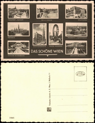 Ansichtskarte wien - ansichtskarte,