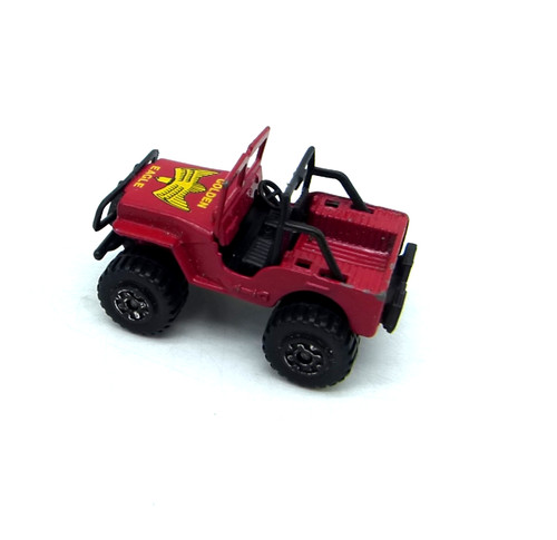 Matchbox 4x4 jeep rot golden - matchbox,