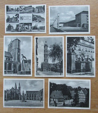 7 alte Ansichtskarten