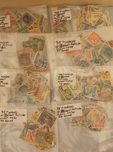 Lot briefmarken alt - 8,
