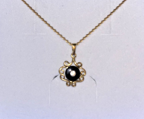 Anhänger 333 onyx zirkon - anhänger, gg