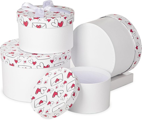 Briful runde geschenkboxen mit - runde,