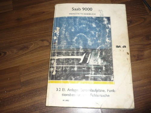Saab 9000 werkstatthandbuch - 9000,