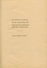 Werner Meissner, corrosion of