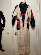 Vintage Skianzug Skioverall Fila Creme Blau Rot Gr. 36 (40)