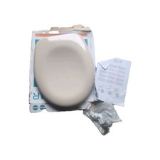 Vigour WC-Sitz clivia stehend Edelstahlscharnier bahamabeige