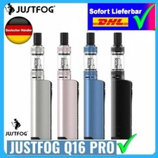 Justfog Q16 PRO Starter Kit Verdampfer  Coils Glas E-Shisha E-Zigarette