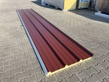 (25,75€/m²) 30mm Sandwichplatten II. Wahl Isoplatten Rotbraun