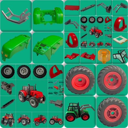 Playmobil traktor anhänger - traktor,