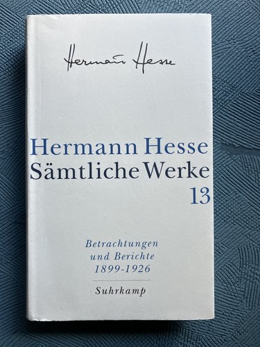 Hermann hesse sämtliche - hermann, "