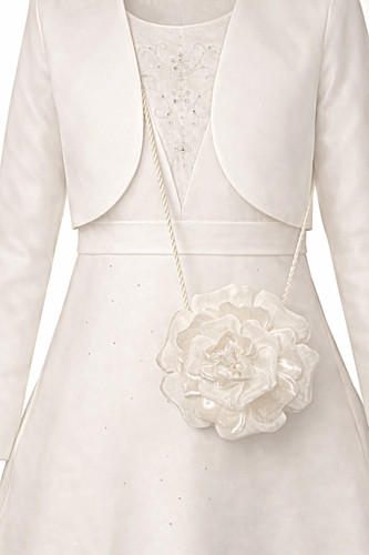 Kommunionkleid bolero tasche - kommunionkleid,