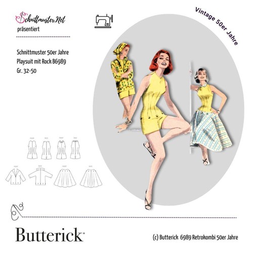 Schnittmuster playsuit mit - schnittmuster,