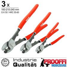 3x Kabelschere Kabelschneider
