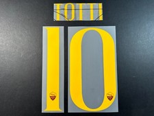 OFFICIAL AS ROMA 2018 2019 TOTTI 10 HOME PLAYER SIZE NAMESET