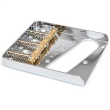 E Gitarre Steg Sattel Messing mit Schrauben für Telecaster Chrom Vintage 