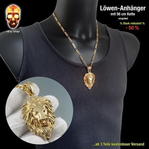 Löwenkopf anhänger mit - 1,