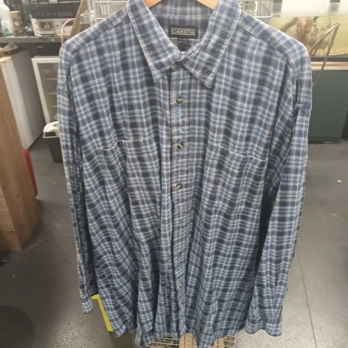 Dakota herren flanell blau - flanell,