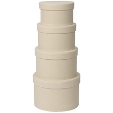 Geschenkboxen rund stapelbar