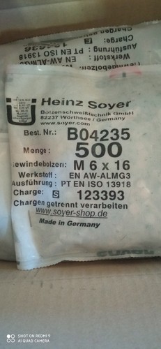 Gewindebolzen schweißbolzen - gewindebolzen,