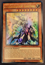 Schwarz Glänzender Soldat Heiliger Soldat Neu Ultra Rare Yugioh Deutsch BLS