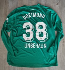 Torwarttrikot und Hose Borussia Dortmund / grün / Rückennummer 38, Unbehaun