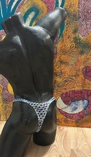 Gr M Kuba Line 1/4 Po ca 20mm Bänder Badestring Neu String Thong Männer  Tanga