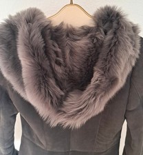 Designer Lammfelljacke-Mantel