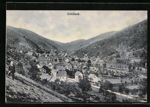 Ansichtskarte schiltach - ansichtskarte,