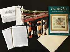 FLEUR de LIS Neu TIGER GEZÄHLT KREUZSTICH SET 36 x36 cm Stoff & Baumwolle Nähen