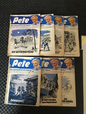 7 Hefte Pete "Eine zeitschrift für die Jugend" (4x1952, 1X1953, 1x1955, 1x1956)