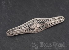 Antike filigransilber brosche - ,