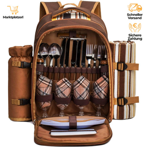 Picknickrucksack für - , 4