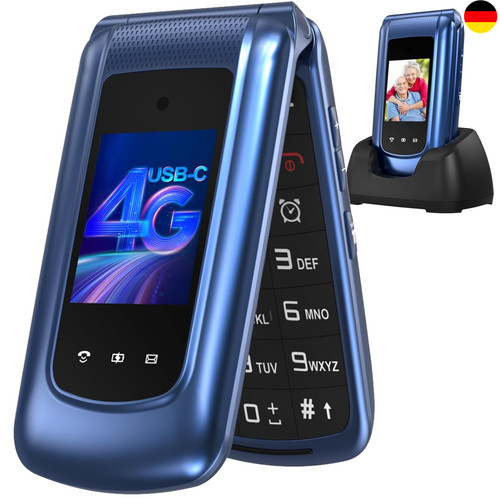 Klapphandy seniorenhandy - 4g,