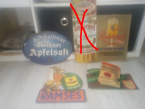 Alte reklame schilder - alte,
