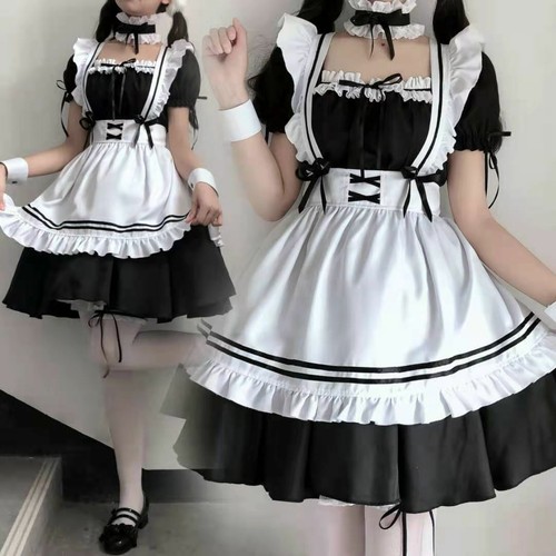 Women maid outfit lolita black - women,