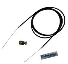 Seilzug + Hülle + Nippel Gaszug Universal 2 Meter kürzbar für Roller / Mofa