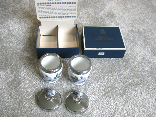 Royal worcester egg coddlers - worcester,