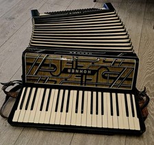 Hohner Verdi III Klavier Akkordeon Vintage deutsches Modell - voll funktionsfähig exzellenter Zustand