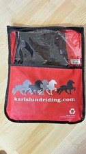 Karlslund Iceland Grip Breeches Reithose Vollbesatz Gr. 42 Schwarz Neuwertig