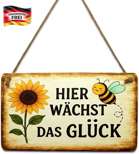 Holzschild garten dekoschild - holzschild,
