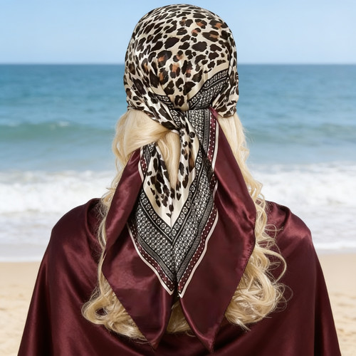 Eleganter damen seidenschal - eleganter,