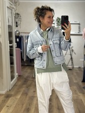 Sexy Woman Kurze Jeans Jacke